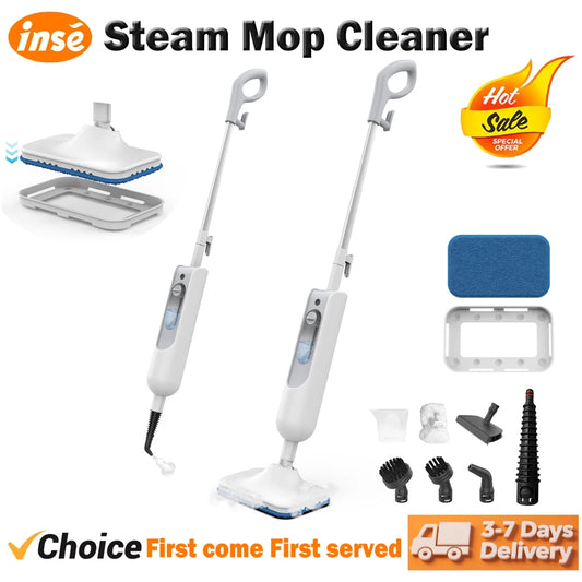 Steam Mop High Temp-6 in 1 Scrubbing Steam Cleaner