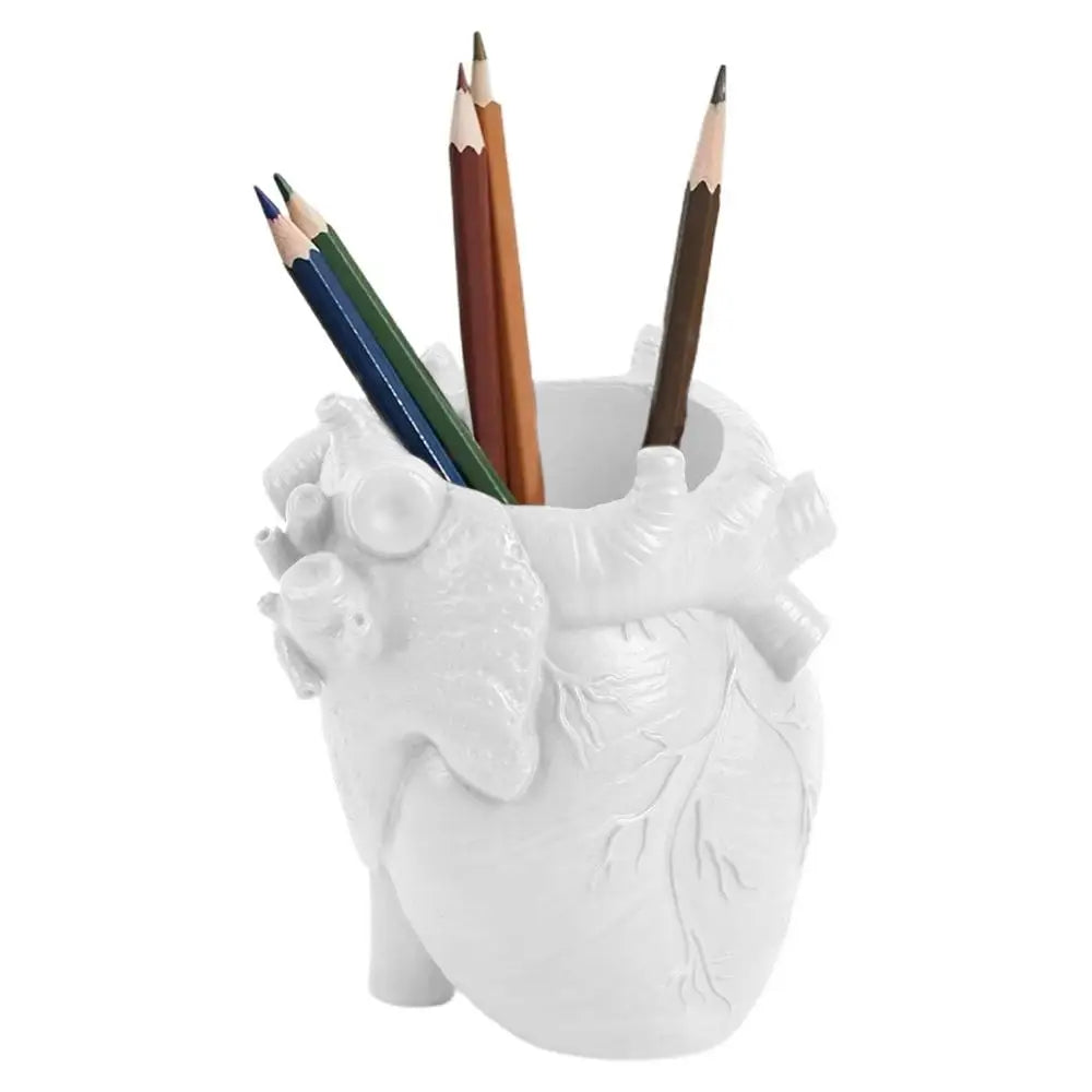 Desktop Organizer Heart Design
