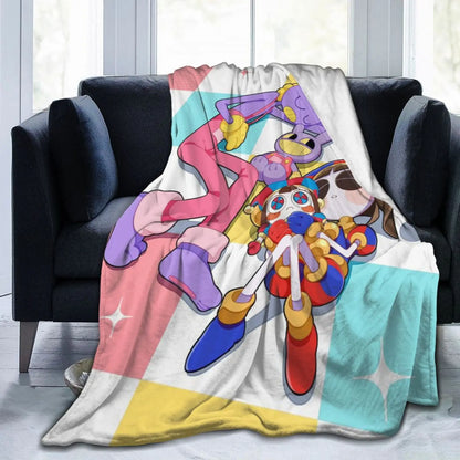 Anime Circus Cozy Super Soft Flannel Blanket