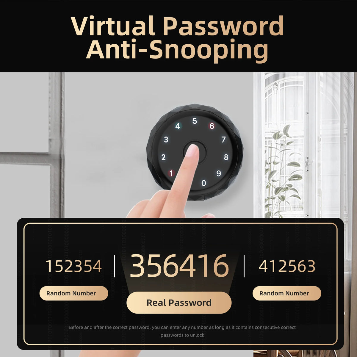Smart Lock Fingerprint Door Lock TYPE-C