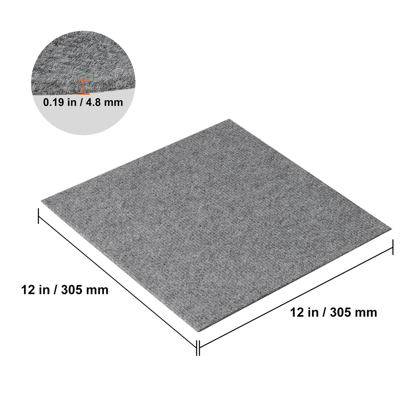 Carpet Tiles Peel & Stick Self Adhesive Carpet-Indoor/Outdoor