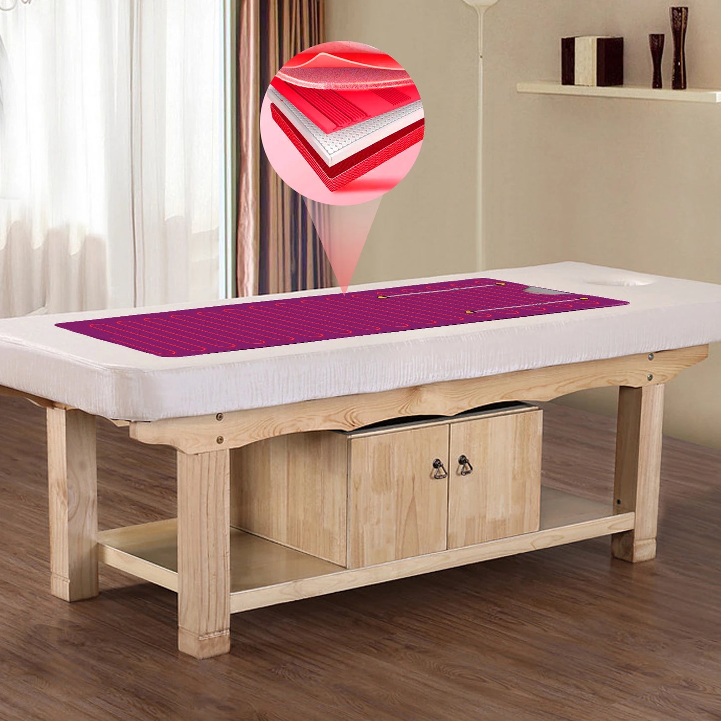 Portable Sauna Blanket Zipper Design -Body Relaxation