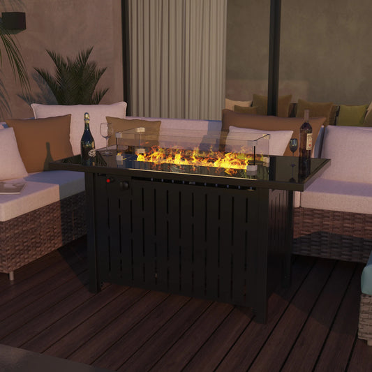 42 Inch 50,000 BTU Propane Gas Fire Pit Table