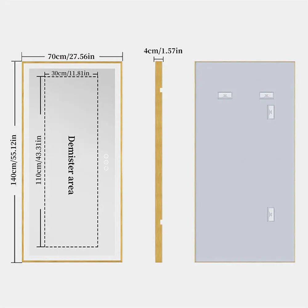 Large LED Bathroom Mirror