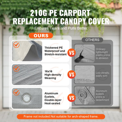 Carport Replacement Canopy/Cover