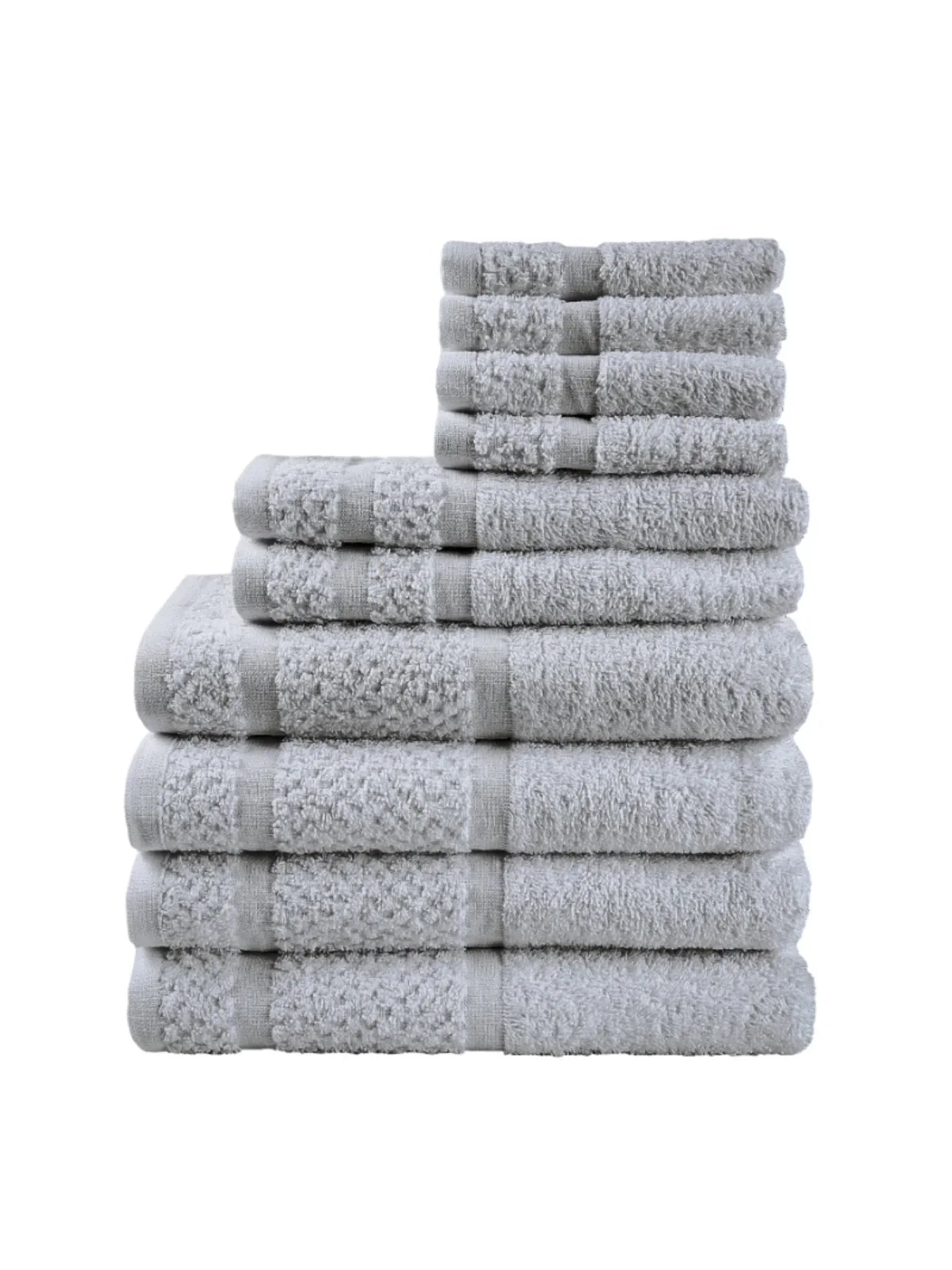 10 Piece Towel Set Upgraded Softness & Durability