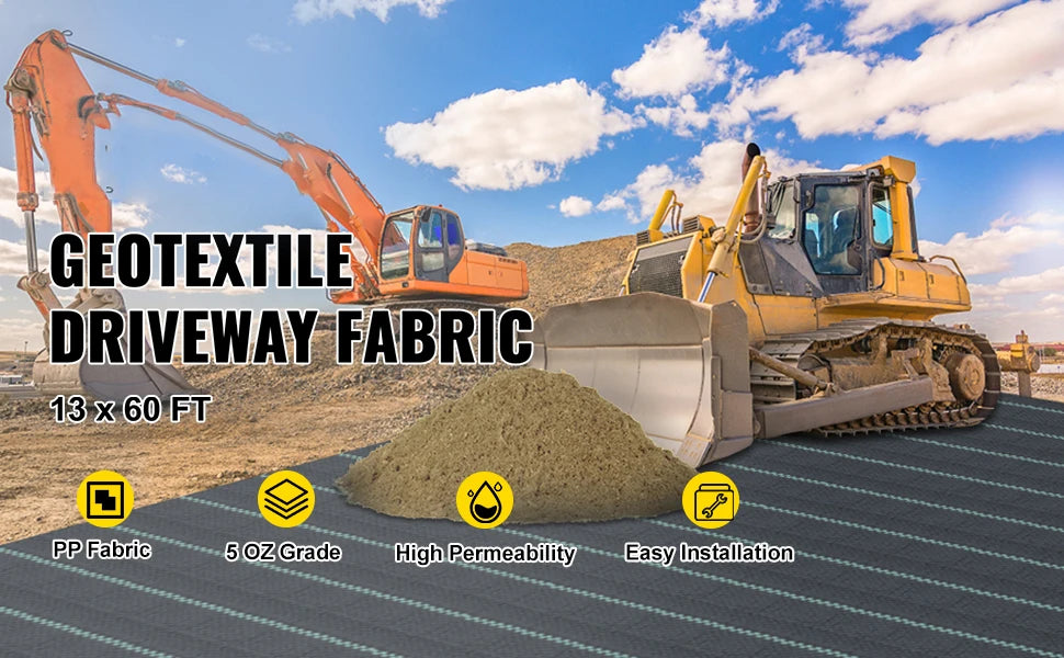 Commercial Grade Driveway Permeable Fabric Roll Mat
