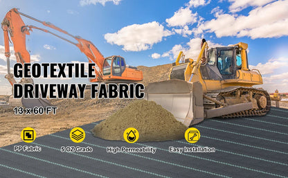 Commercial Grade Driveway Permeable Fabric Roll Mat