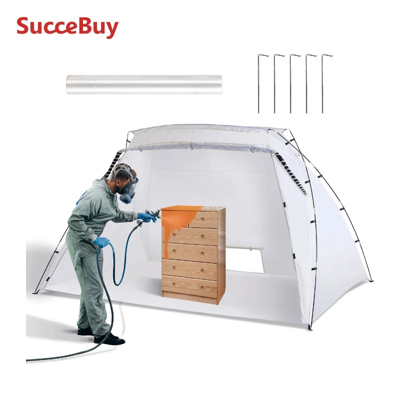 Portable Paint Booth/Shelter 7.5x5.2x5.2/10x7x6ft