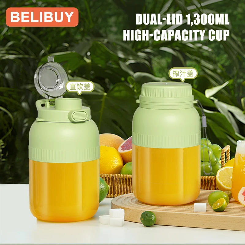 500/1300ML Electric Juicer Cup 6 Blades Mini Fresh Juice Blender