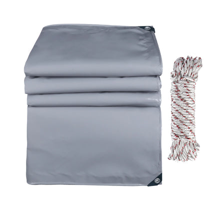 Waterproof Heavy Tarpaulin Tarp Sheet Cover with Reinforced Grommets
