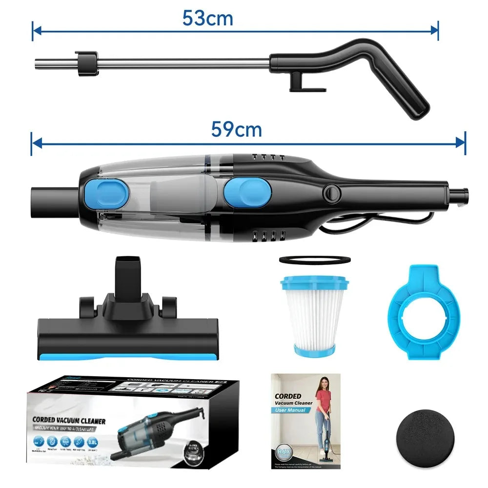 Corded Stick Vacuum Cleaner- 3 in1 Lightweight