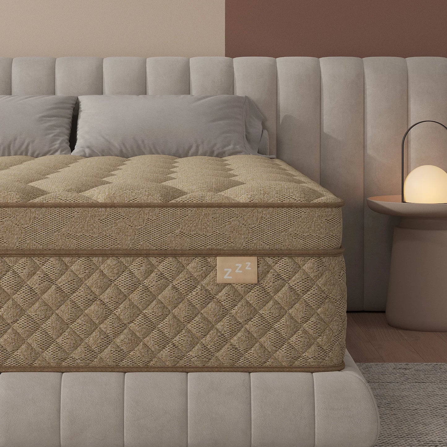 12"/14" Gel Memory Foam Hybrid Pocket Spring Mattress In A Box