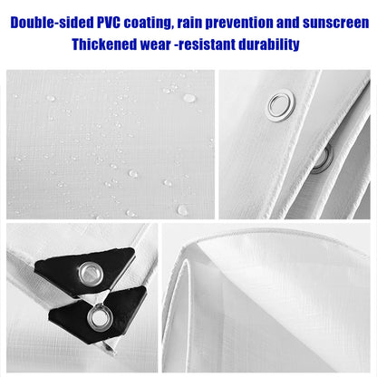 Waterproof Heavy Tarpaulin Tarp Sheet Cover with Reinforced Grommets