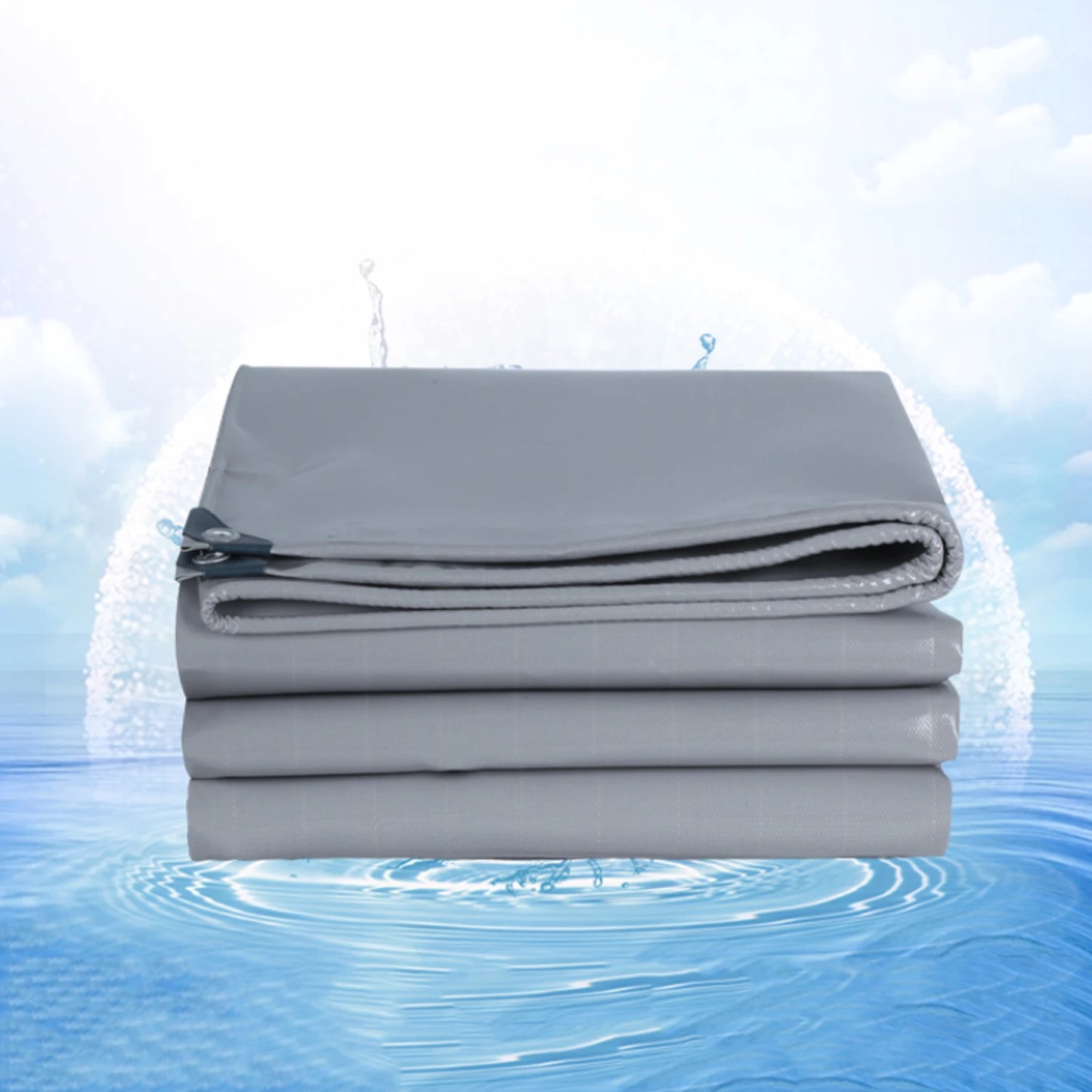 Waterproof Heavy Tarpaulin Tarp Sheet Cover with Reinforced Grommets