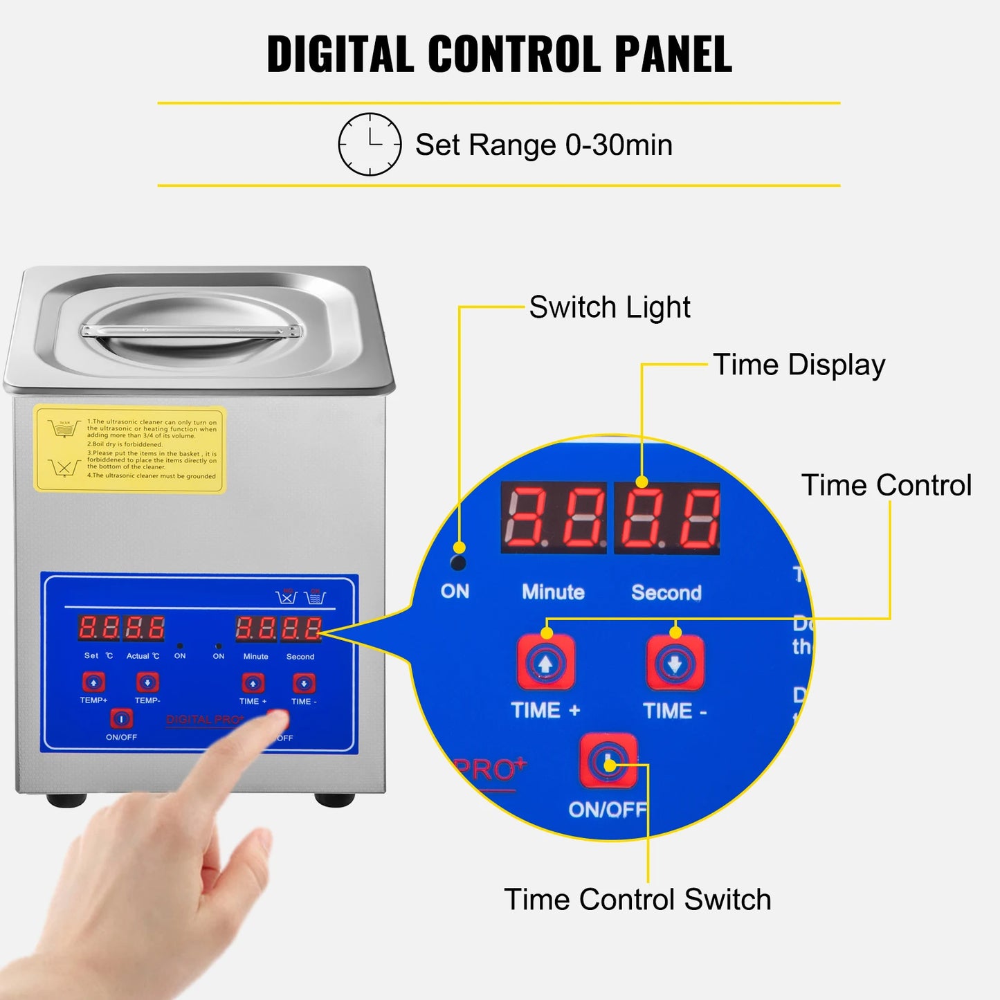 Ultrasonic Cleaner Appliance- 1.3L/2L/3L/6L/10L/15L/22L/30L