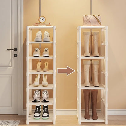 1 Multi-Layer Single-Row Dust-Proof Shoe Rack
