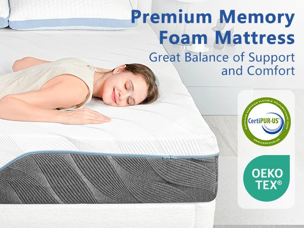 Extra Firm Full/Queen/King Mattress, 8/10 Inch Medium -Flippable