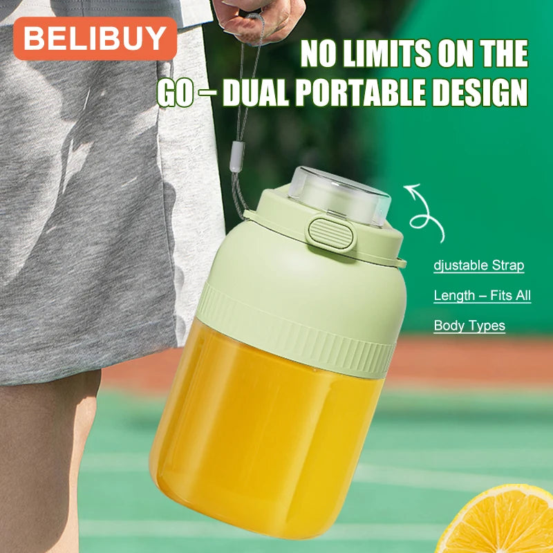 500/1300ML Electric Juicer Cup 6 Blades Mini Fresh Juice Blender