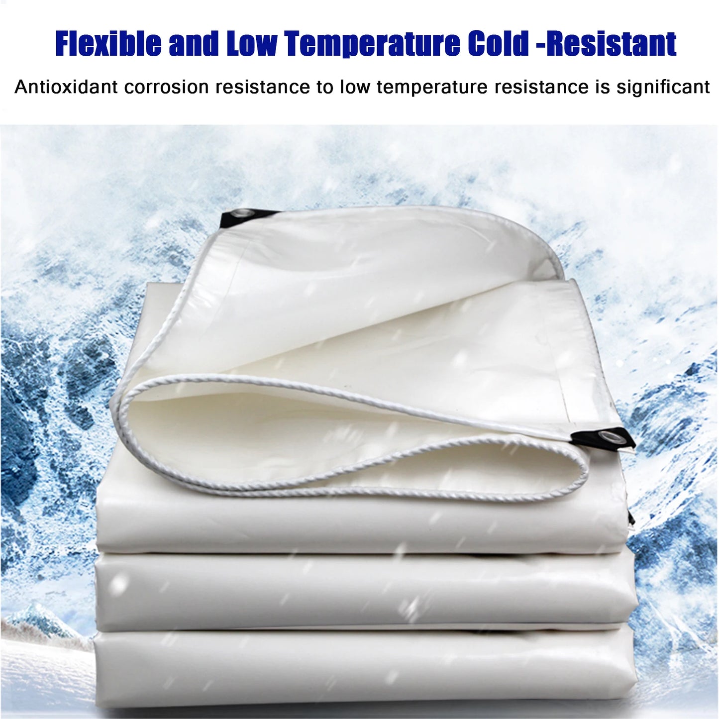 Waterproof Heavy Tarpaulin Tarp Sheet Cover with Reinforced Grommets