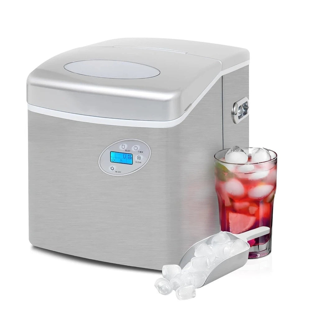 Portable 49lb Capacity Stainless Steel with Water Connection