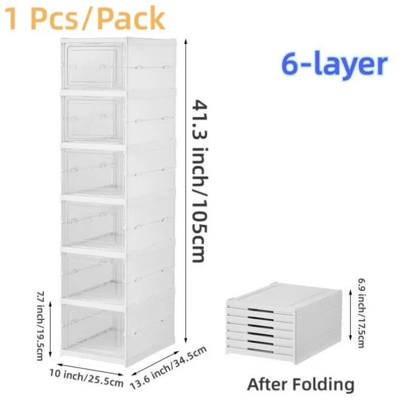 6 Layers Shoes Box Foldable