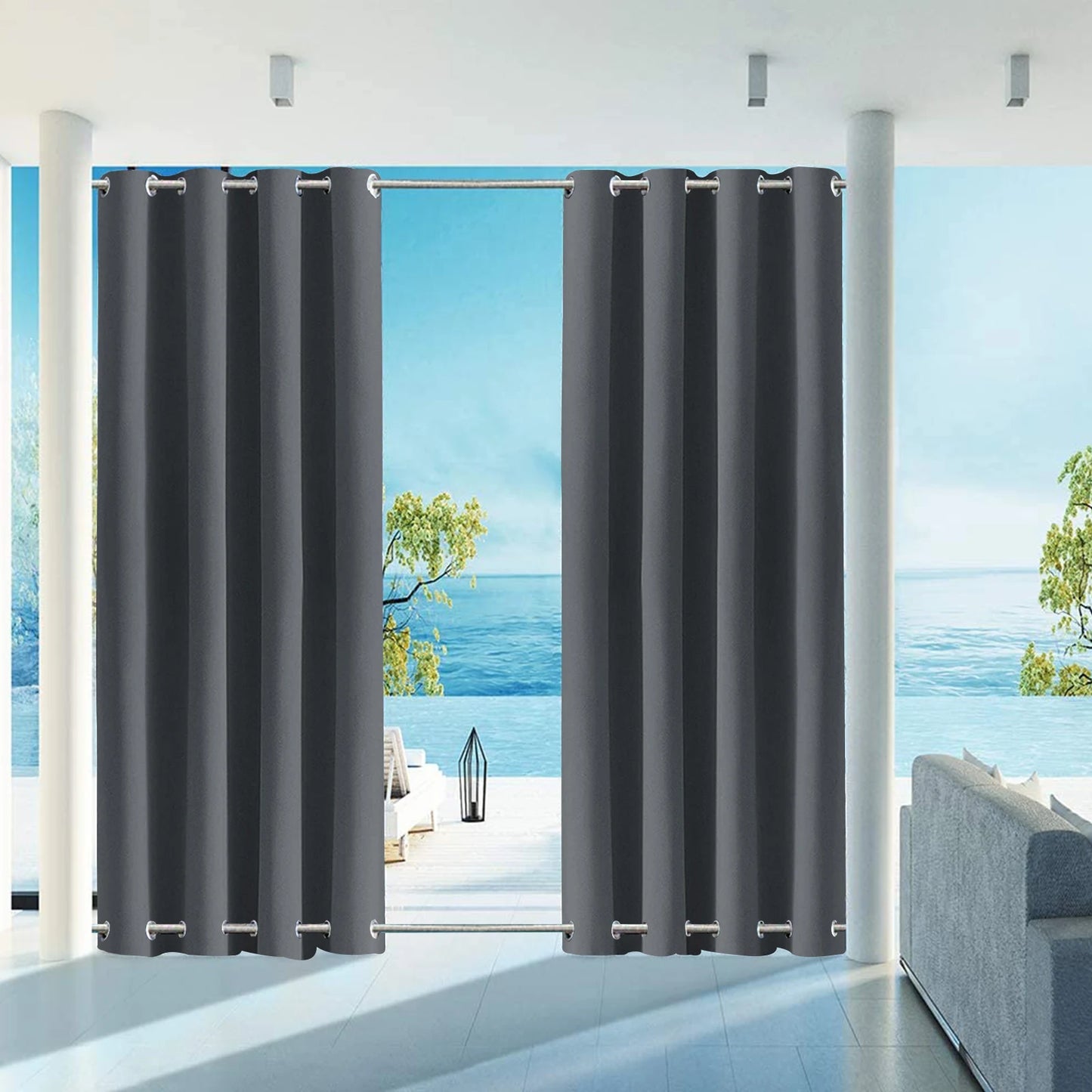 Patio Outdoor Curtain- Waterproof/Thermal/Insulated