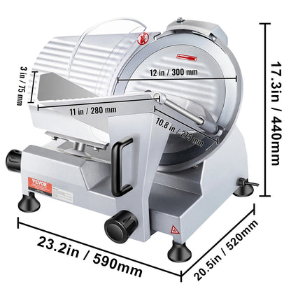 Meat Slicer 200W/240W Electric Deli Food Slicer