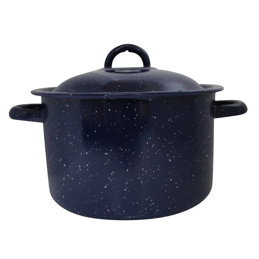 6Qt Enamel Stock Pot Heavy Duty Cooking Pot