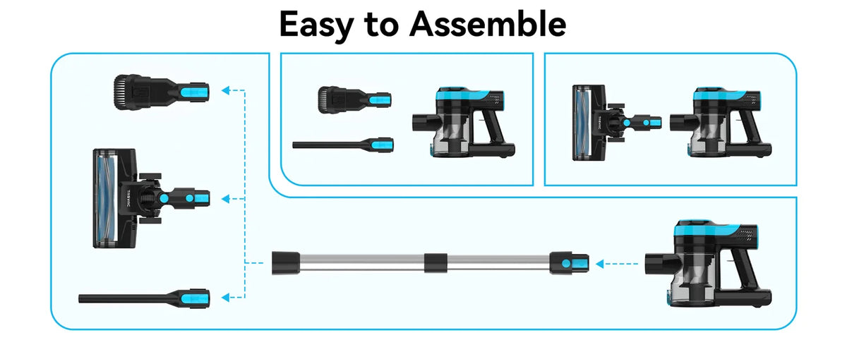 Cordless 6-in-1 Lightweight Handheld Stick Vacuum