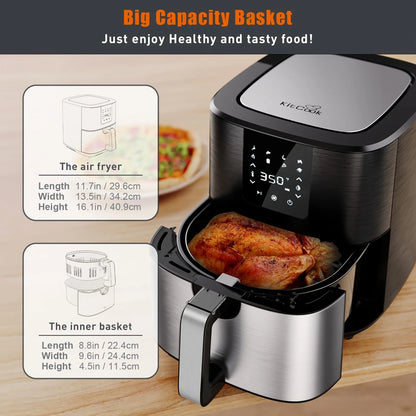 Large Air Fryer, 1500W 7QT