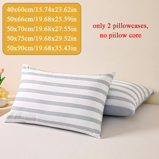 2 Pieces/1 Pair Printed Pillowcase Set