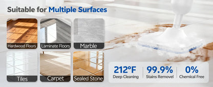 F2 Steam Mop Powerful 12-in-1 Handheld