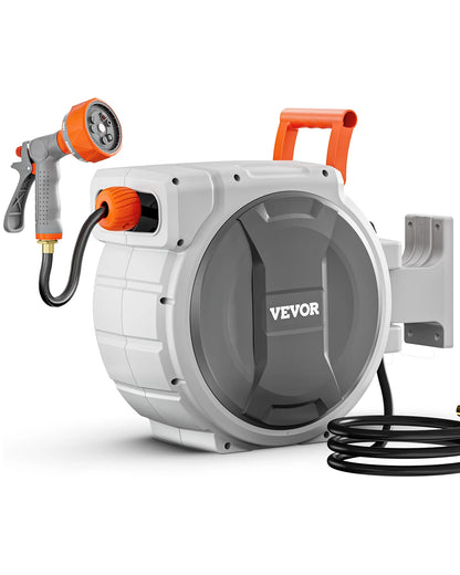 Retractable Garden Hose Reel Wall Mounted