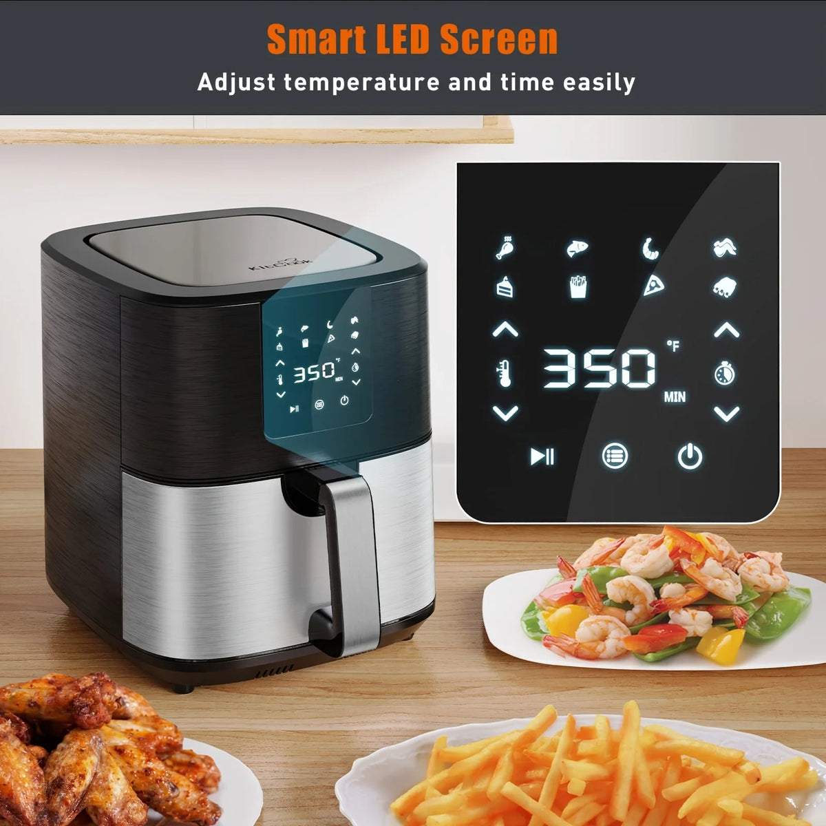 Large Air Fryer, 1500W 7QT