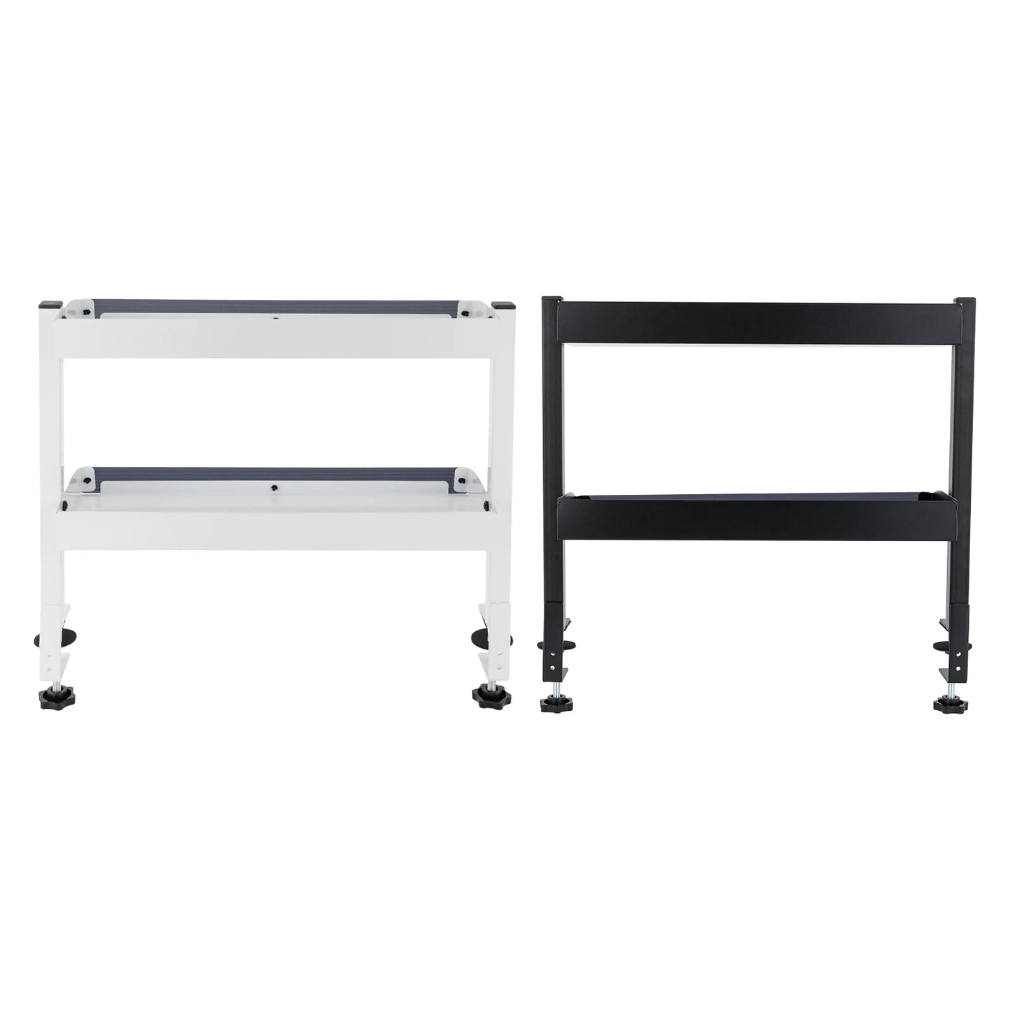 Adjustable 2-Tier Desk Shelf Clamp-On Storage