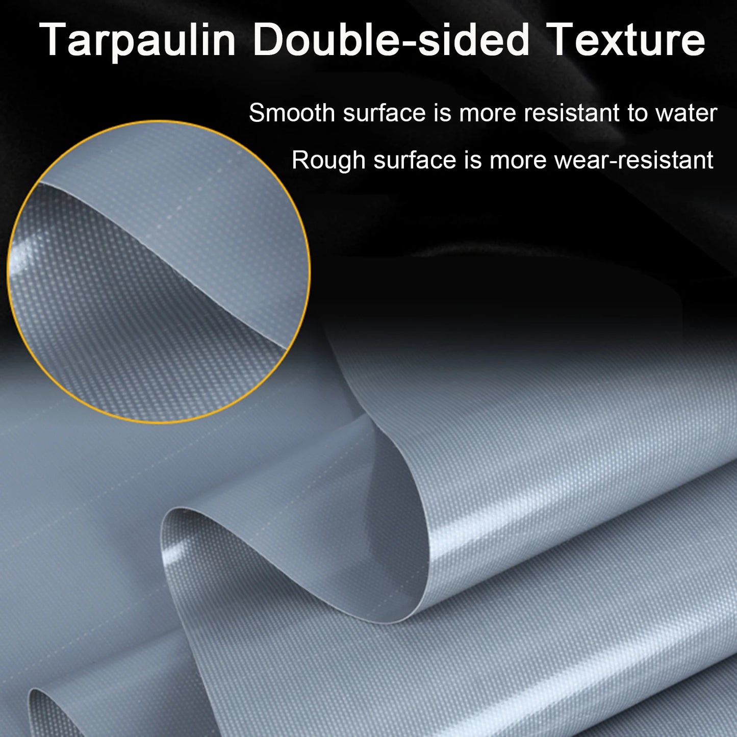 Waterproof Heavy Tarpaulin Tarp Sheet Cover with Reinforced Grommets
