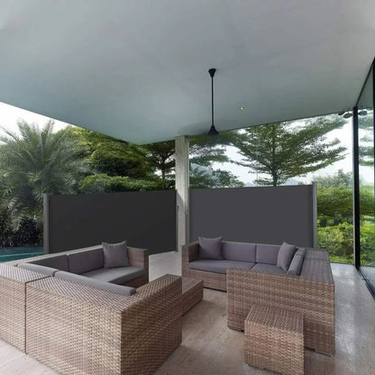 Retractable Side Awning- Garden Terrace Sunshade/Screen Privacy/Divider