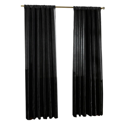 Solid Satin Door Window Curtain, Semi-Shading