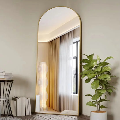 Arched Full Length Mirror, Standing or Hanging