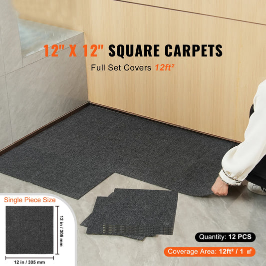 Carpet Tiles Peel & Stick Self Adhesive Carpet-Indoor/Outdoor