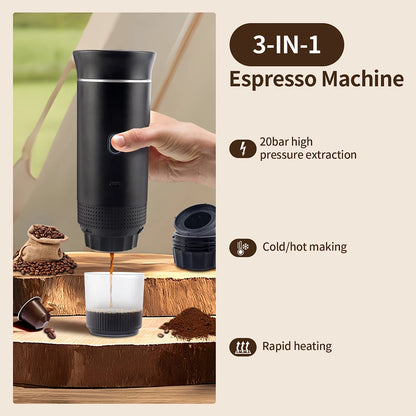 Wireless Electric Portable Espresso Coffee Machine
