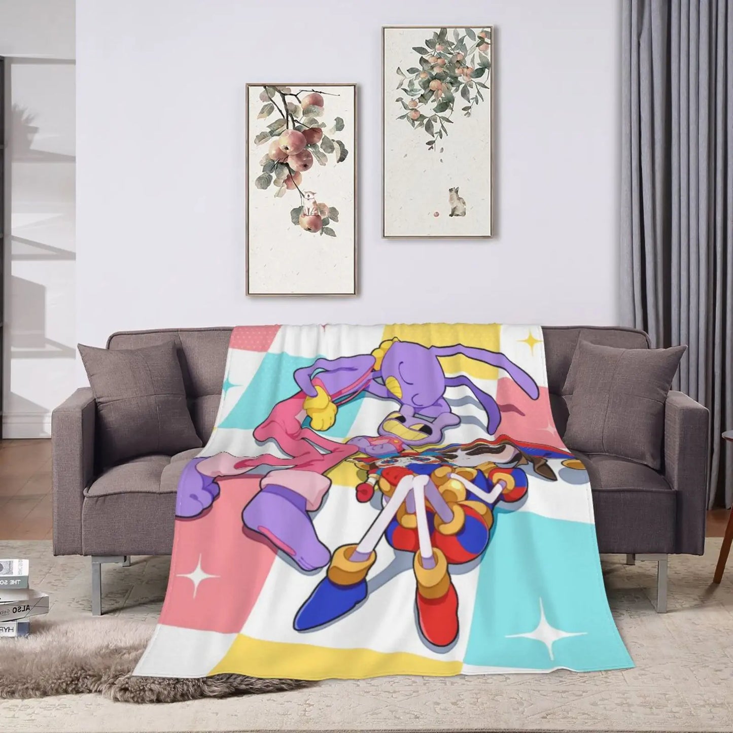 Anime Circus Cozy Super Soft Flannel Blanket