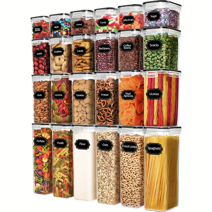 24 Piece Airtight Food Storage Containers Set