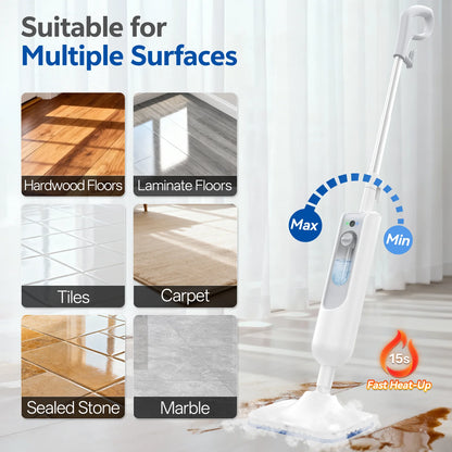 F2 Steam Mop Powerful 12-in-1 Handheld