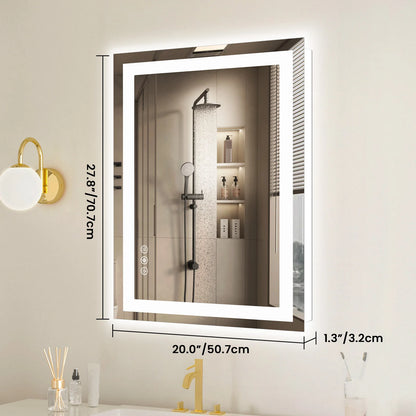 Wall 36"x 24"LED Bathroom Vanity Mirror