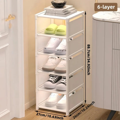 1 Piece Dustproof Single-Row Multi-Layer Shoe Rack