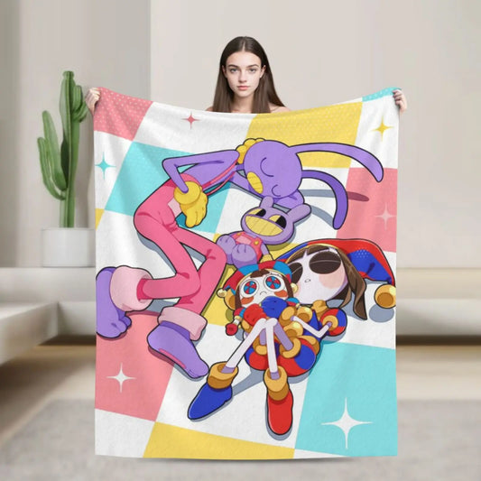 Anime Circus Cozy Super Soft Flannel Blanket
