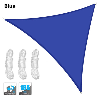 5x5x5/2x2x2M Waterproof Sun Shelter Triangle Sunshade