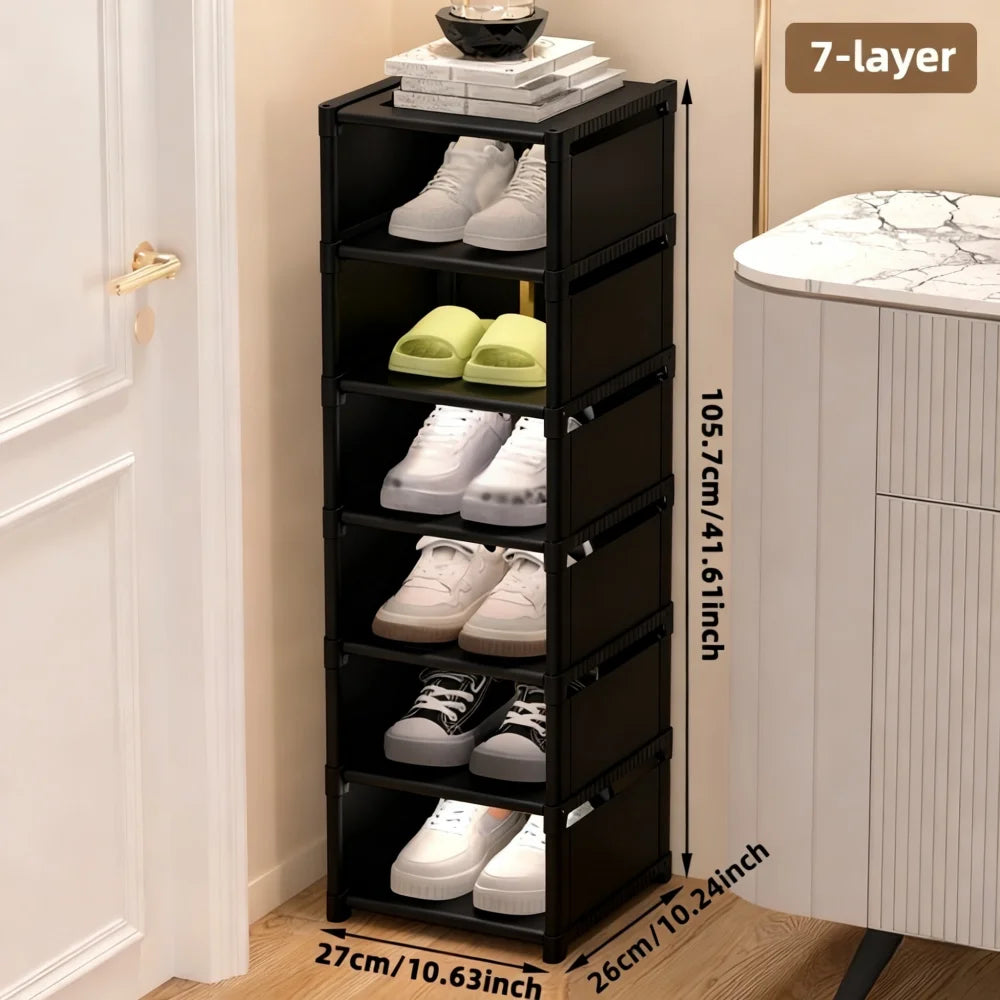 1 Piece Dustproof Single-Row Multi-Layer Shoe Rack